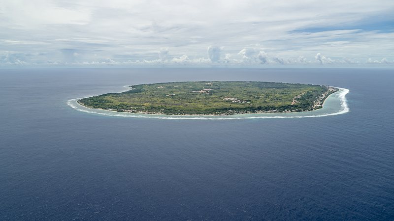 Nauru île isolée